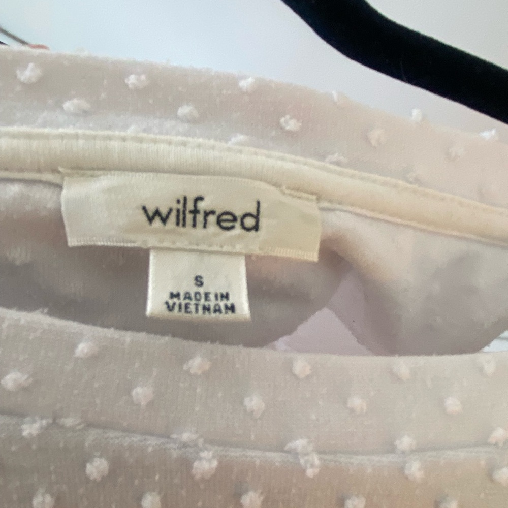Wilfred Cream Short Sleeve Top